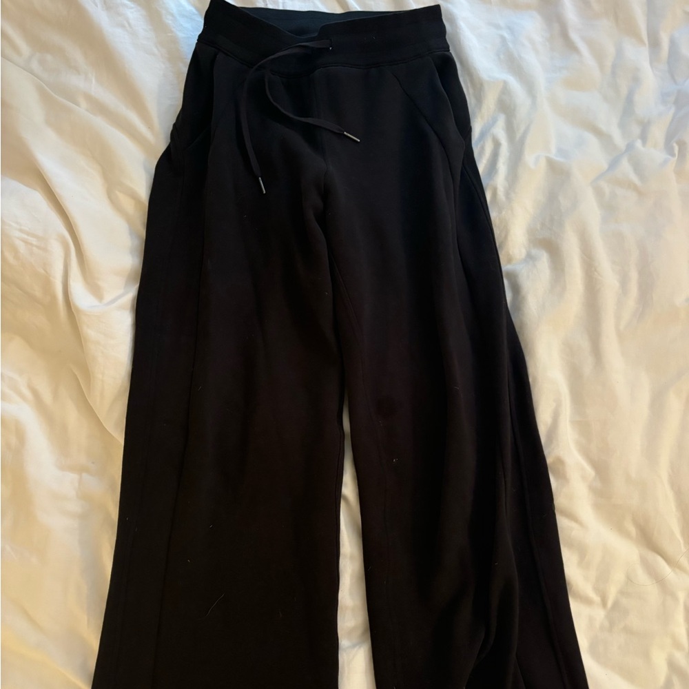 Lululemon Black Wide Leg Scuba